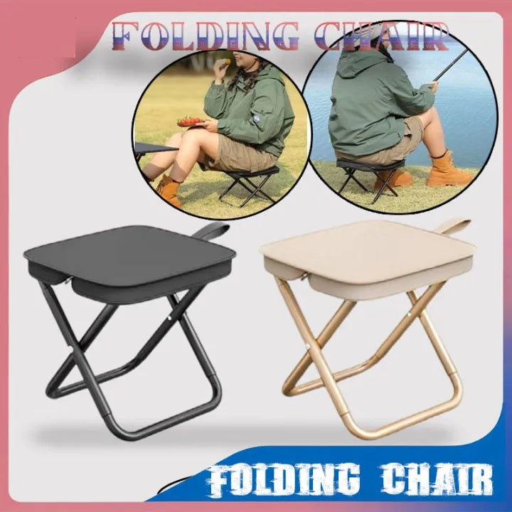 Portable Lightweight Handbag Folding Stool for Convenient Seating Anywhere