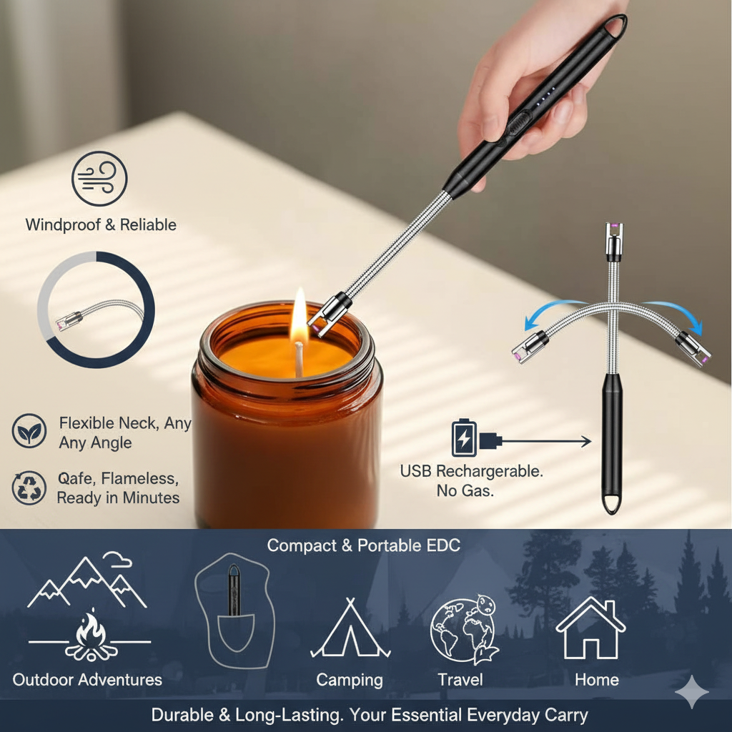 Rechargeable Electric Flexible & Windproof Lighter