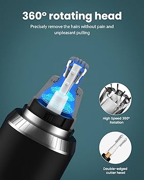 02 Unisex Designer Super Strong Adjustable Blade & 1 +1 FREE   NOSE & EAR TRIMMER